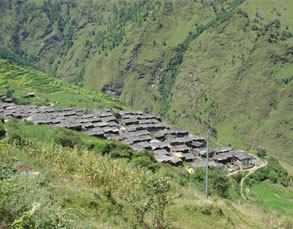Gatlang Village